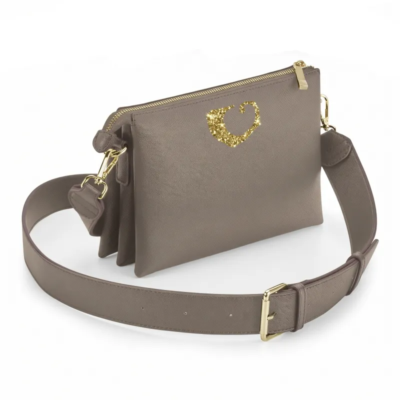 Borsa Tris Drago Glitter