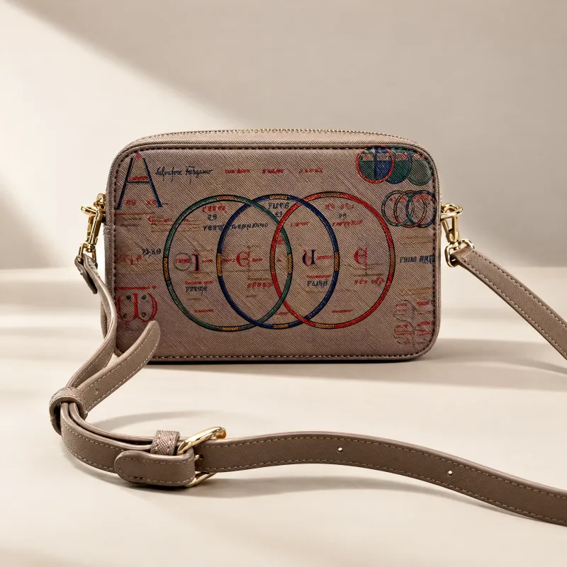 Borsa Full Print Cerchi Trinitari