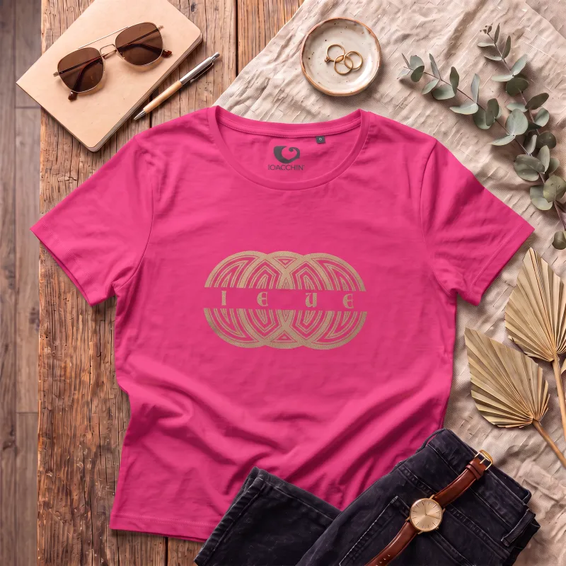 T-shirt Fucsia MultiCerchi Glitter