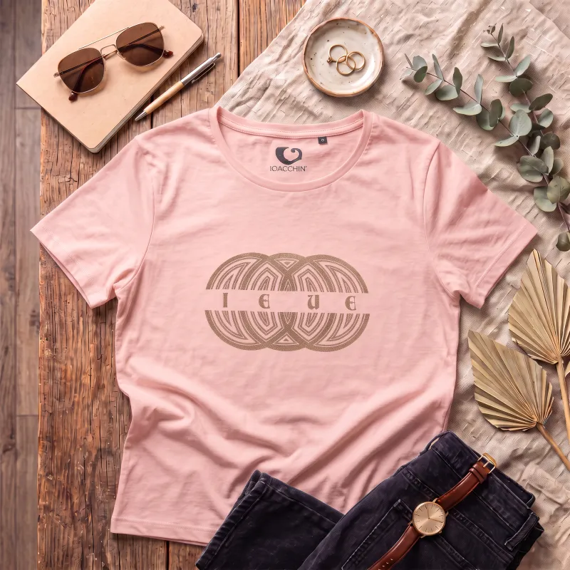 T-shirt Rosa MultiCerchi Glitter